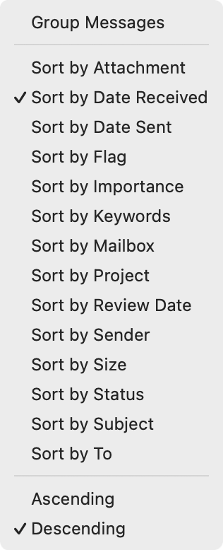 Filter Sort by